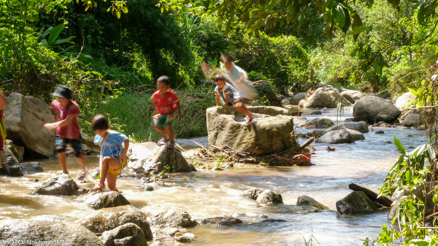 "Sue Thee Anee" is a Karen ritual to express gratitude to the water spirit.