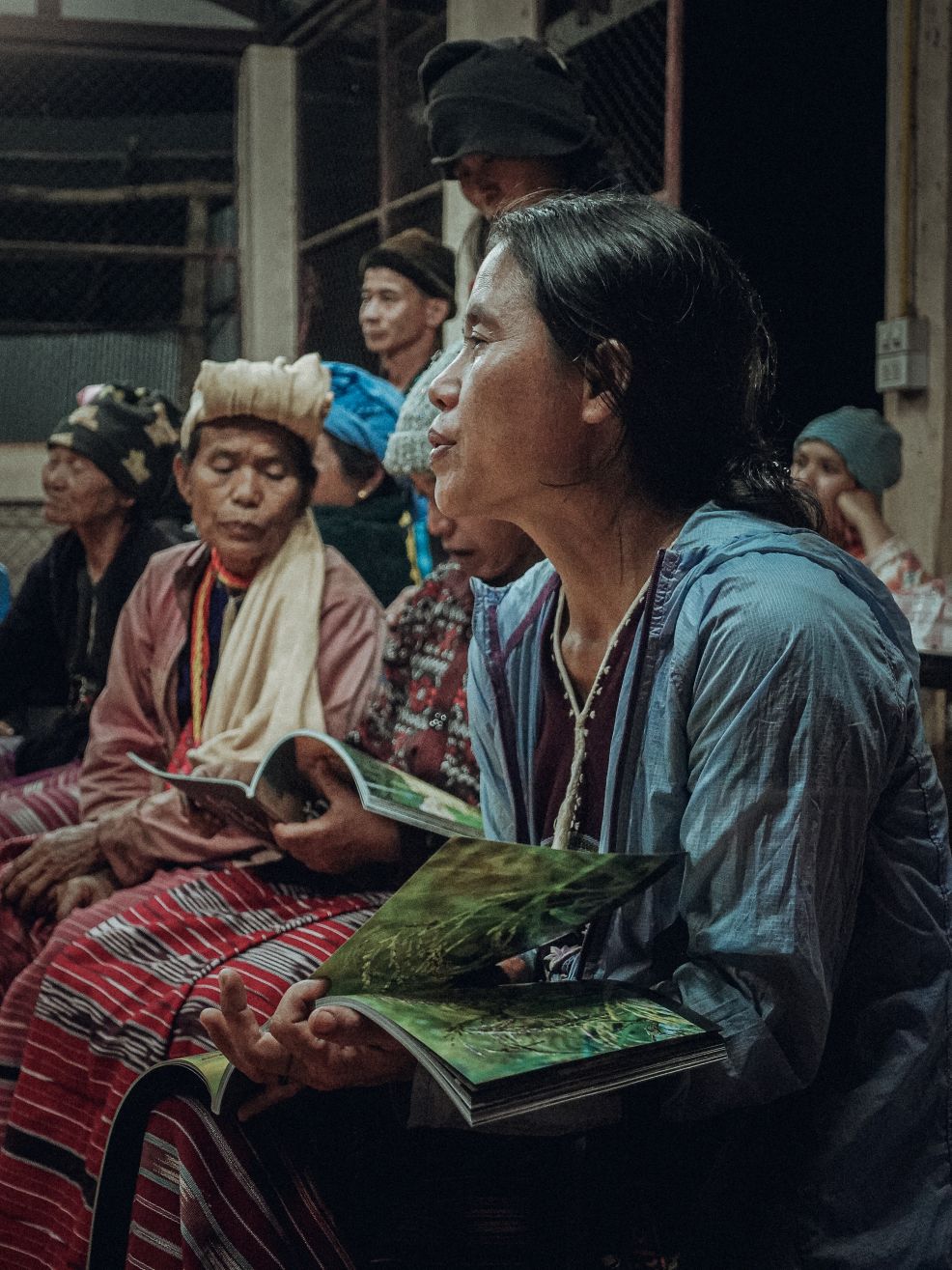 A Karen Indigenous woman from Mae Lid Pa Kae village sharing her reflection